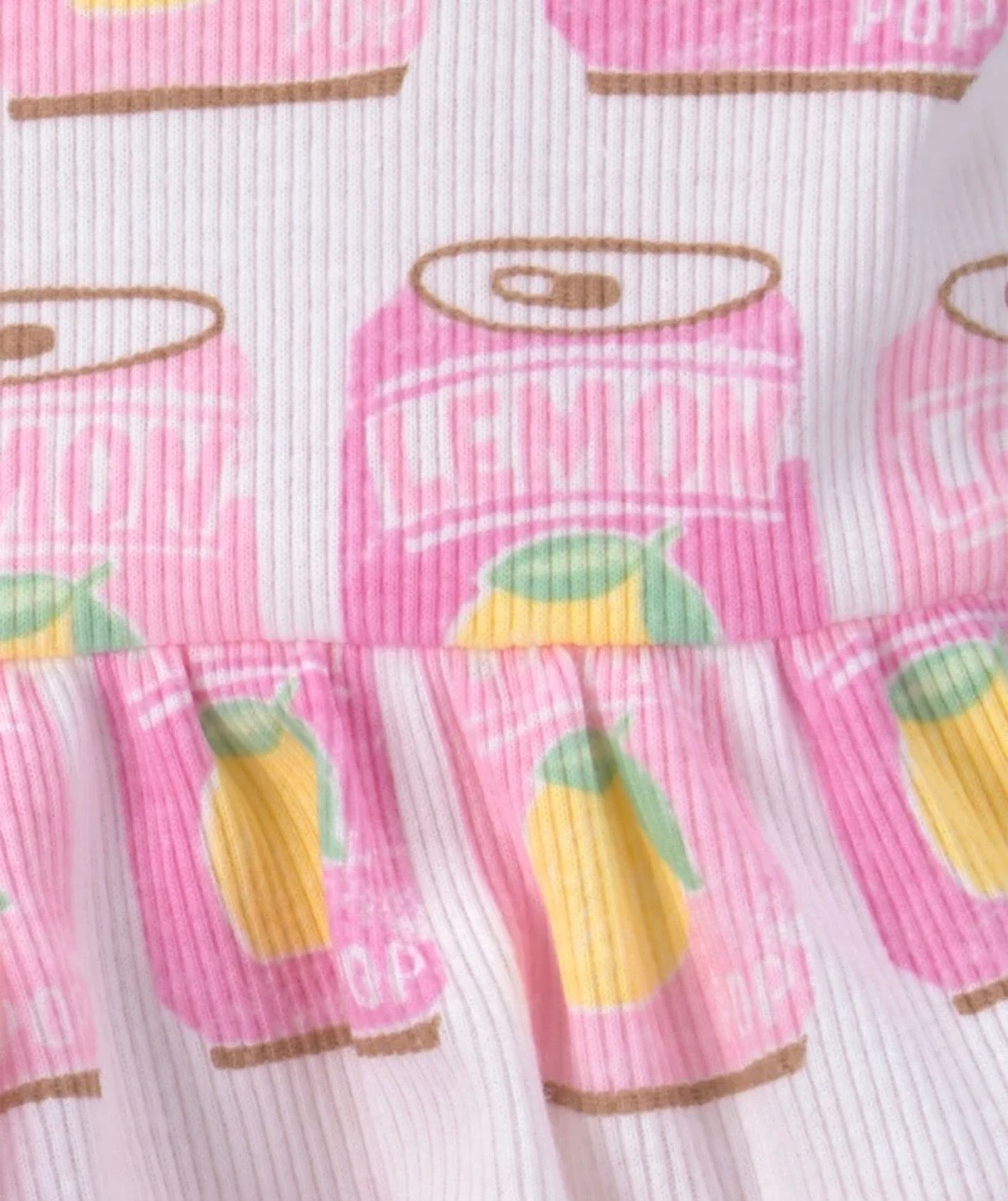 Pink Lemonade Ruffle 2-Piece Baby Girl Set