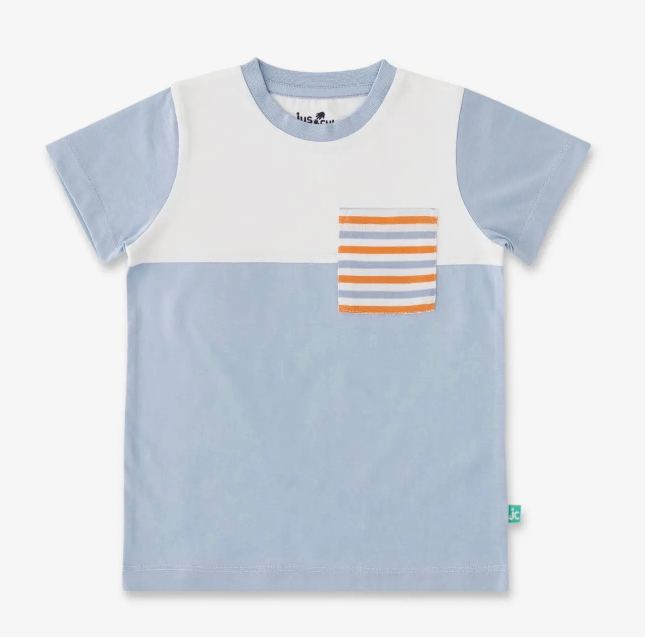 Color Block Toddler Set – Blue & White