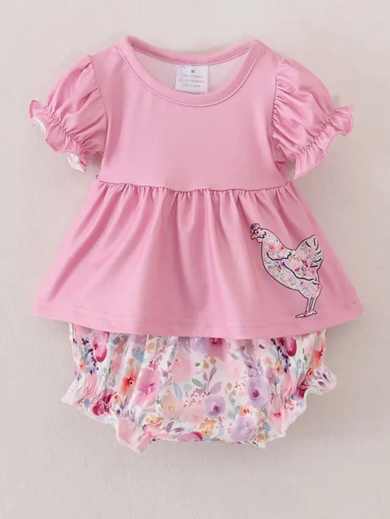 Pink Farm Outfit Set