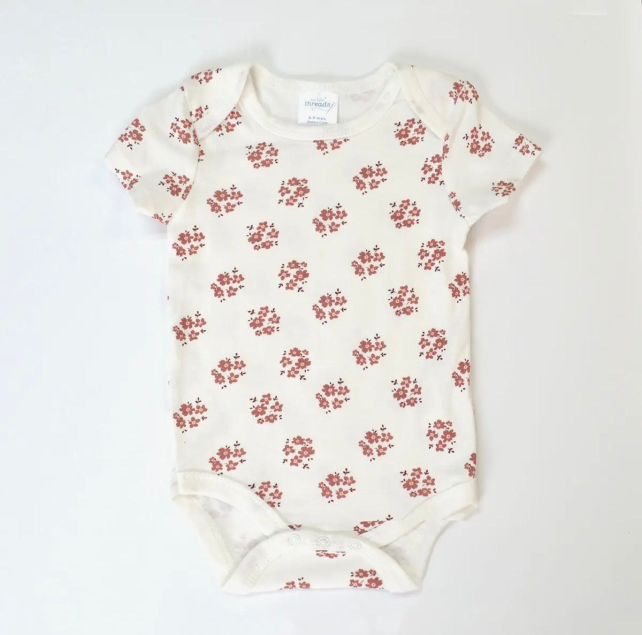 Floral Bodysuit Set - 3 Piece