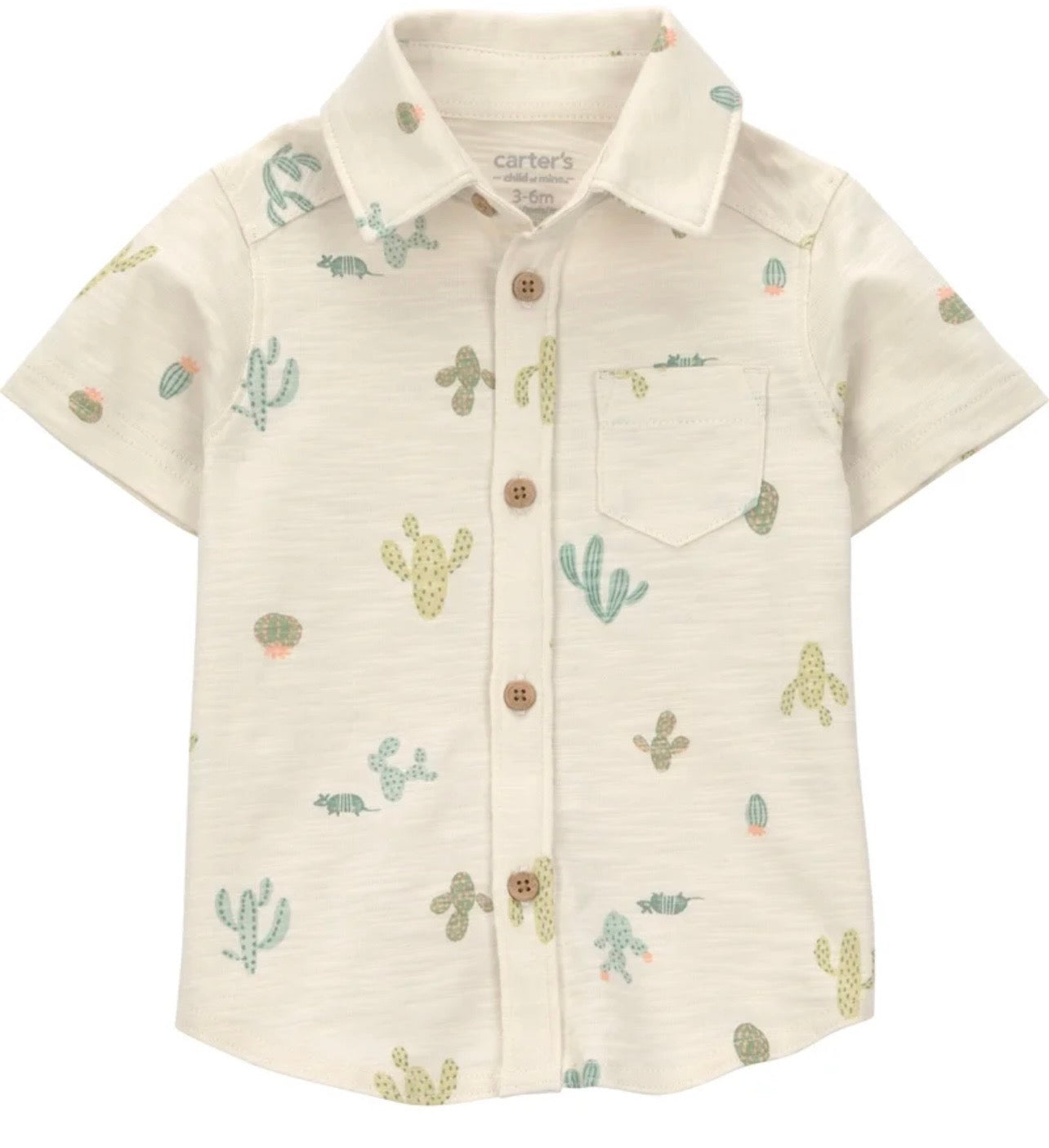 Western Cactus 3-Piece Baby Boy Outfit Set